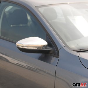 Volkswagen Passat CC Mirror Cover - Omac - S.Steel - Gloss Silver - 2008